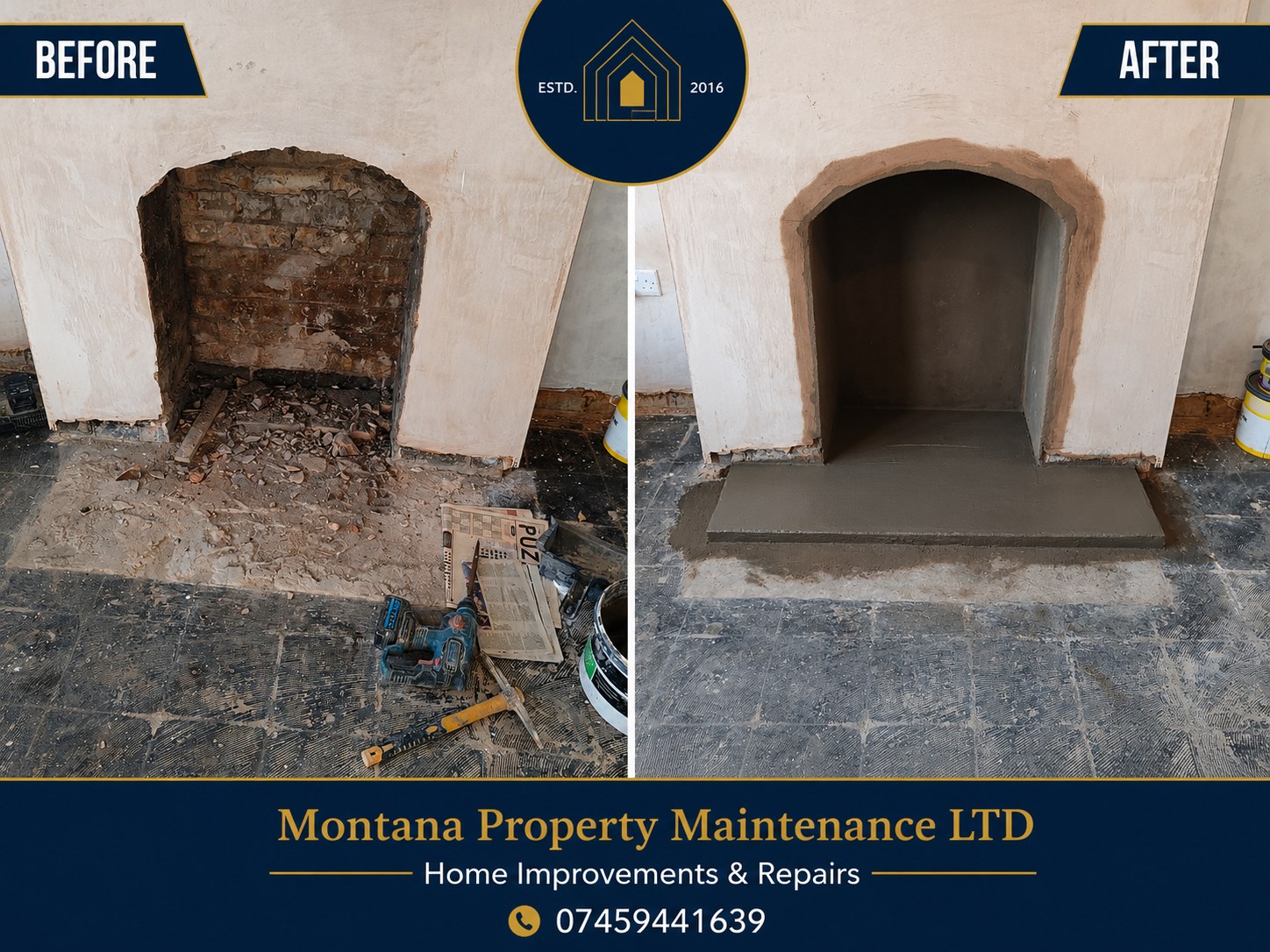 Bathroom renovation before and after
