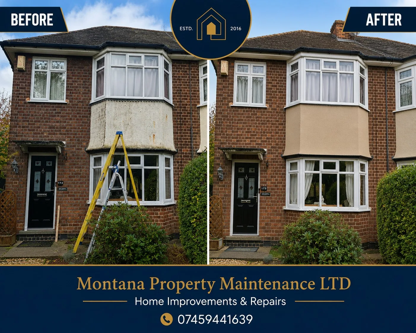 Before and after: Bay Render by Montana