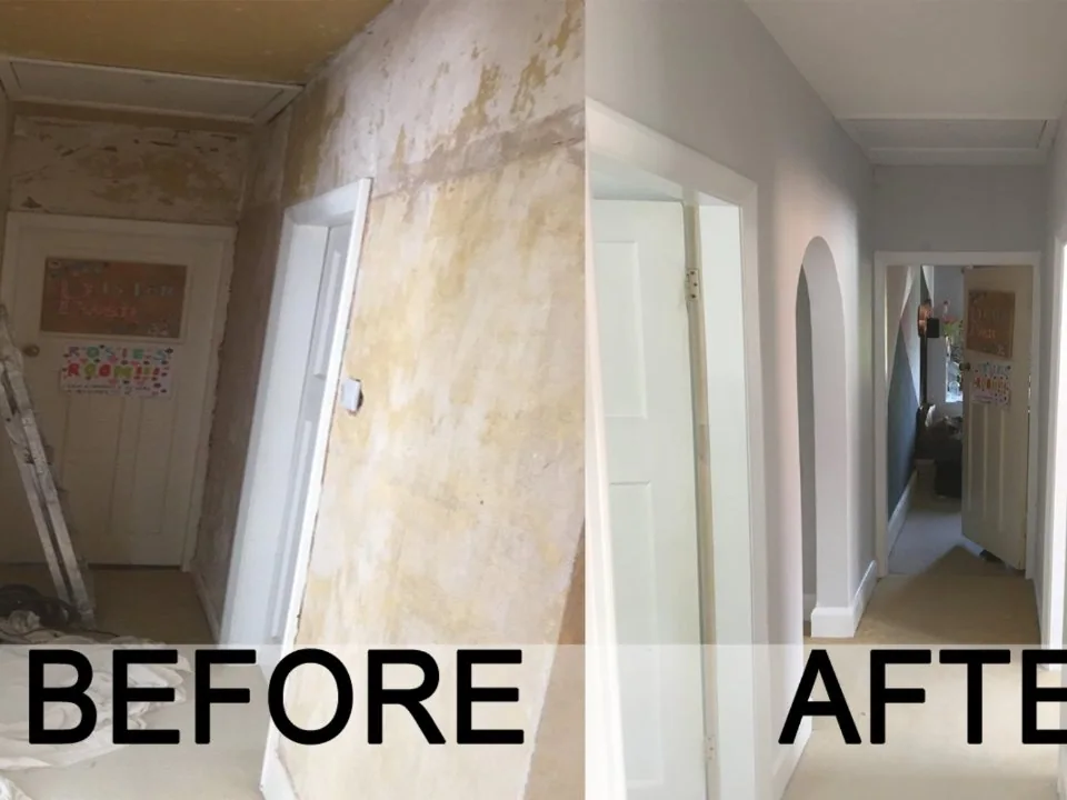 Before and after: Before After Hallway by Montana
